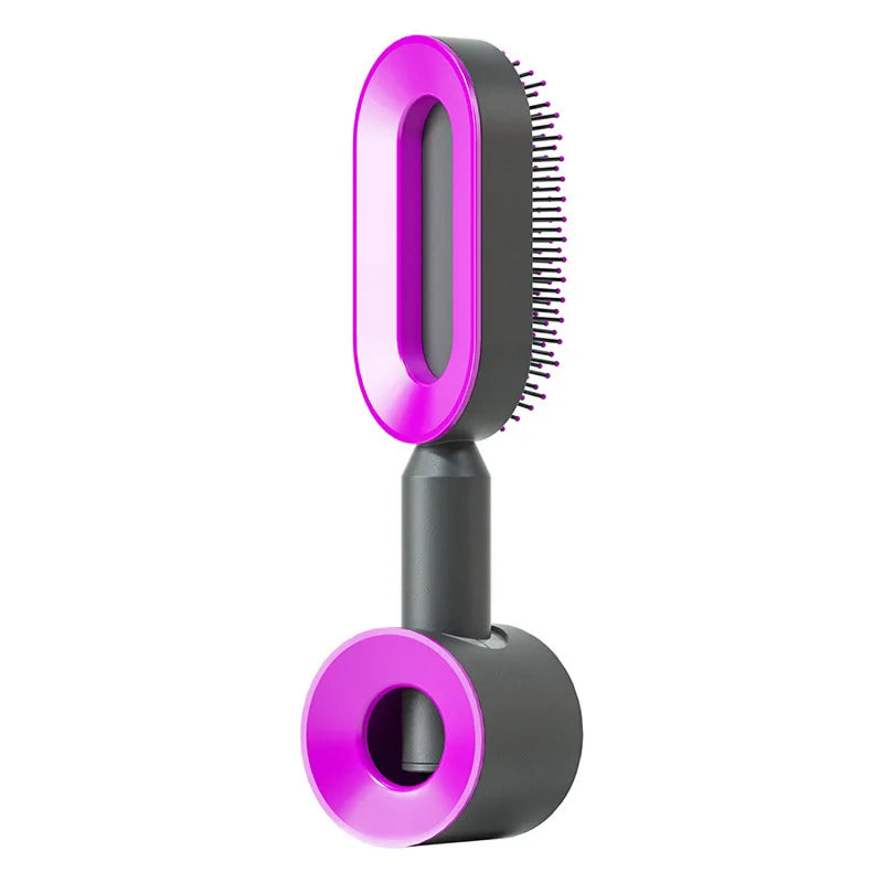 Veira Detangler Paddle Brush With Holder