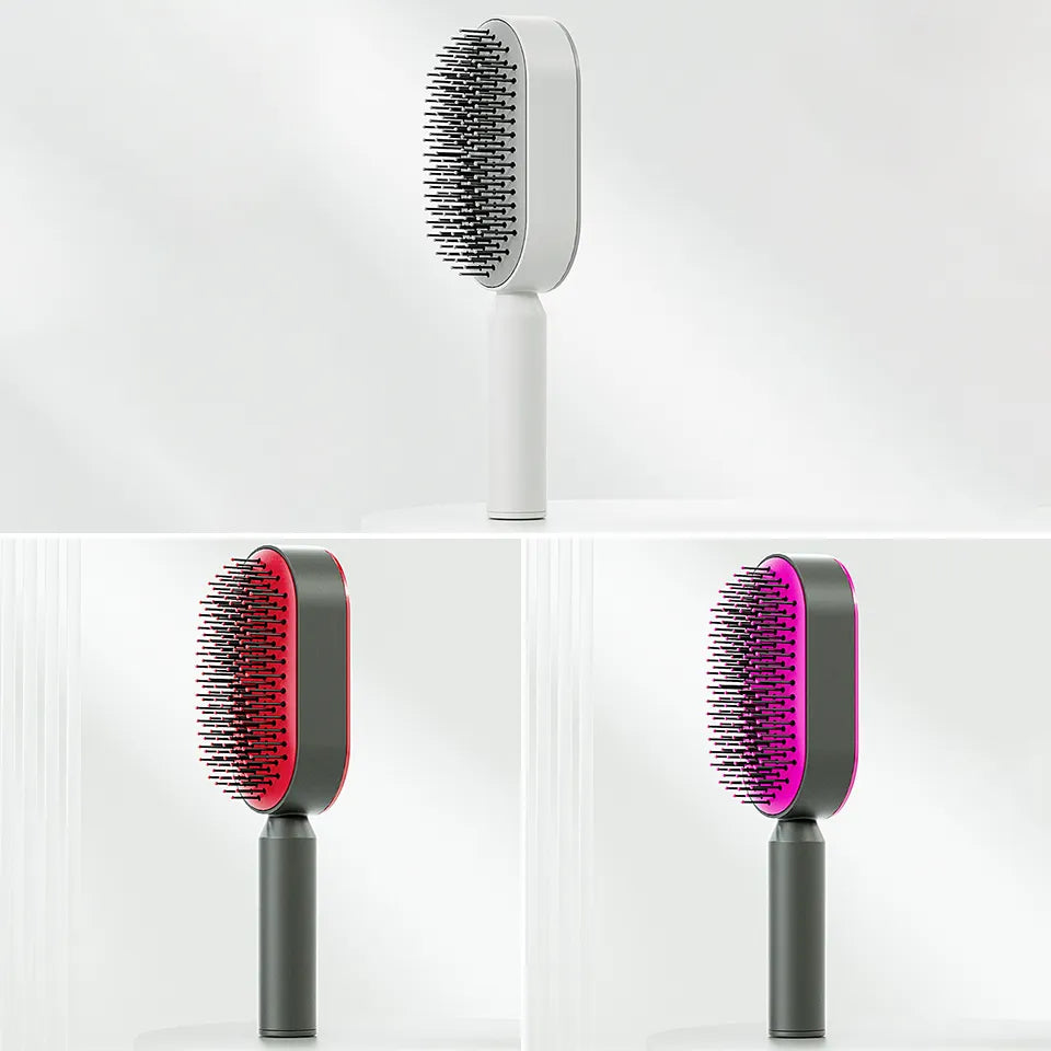 Veira Detangler Paddle Brush With Holder